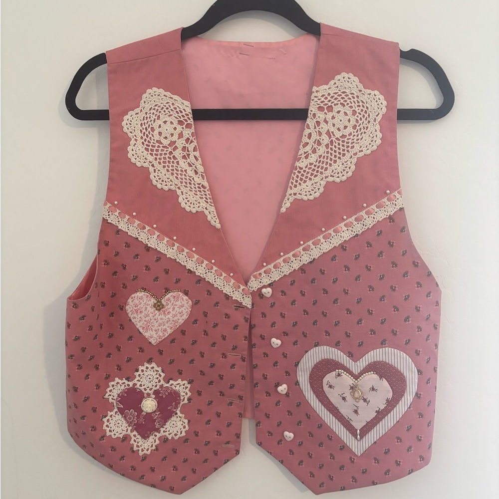 Handmade embellished vest